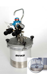 Binks SG-2 Plus Steadi-Grip 2 Qt. Propeller Agitated (Rotary) 2 Quart Pressure Cup